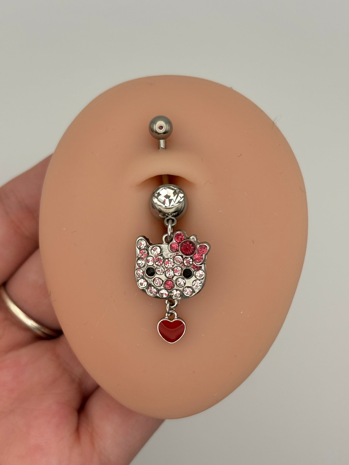 Hello Kitty Belly Piercing